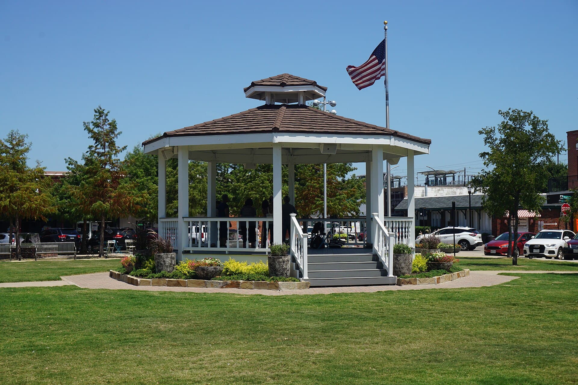 Gazebo on the historic downtown Carrollton square