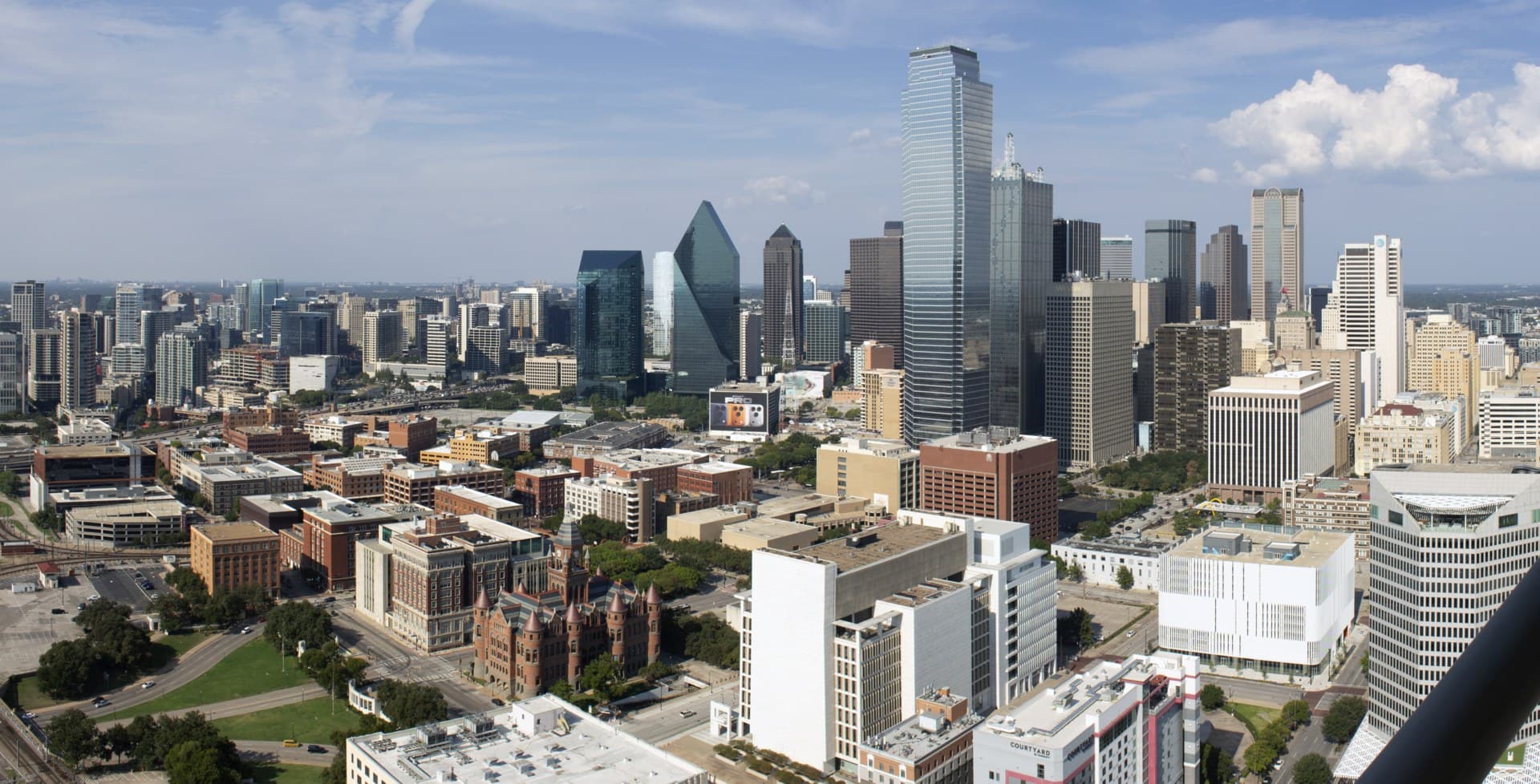Downtown Dallas skyline viewed from Reunion Tower